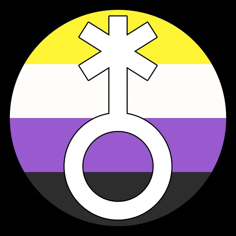 Symbol Nonbinary Non-Binary Nonbinary Gender