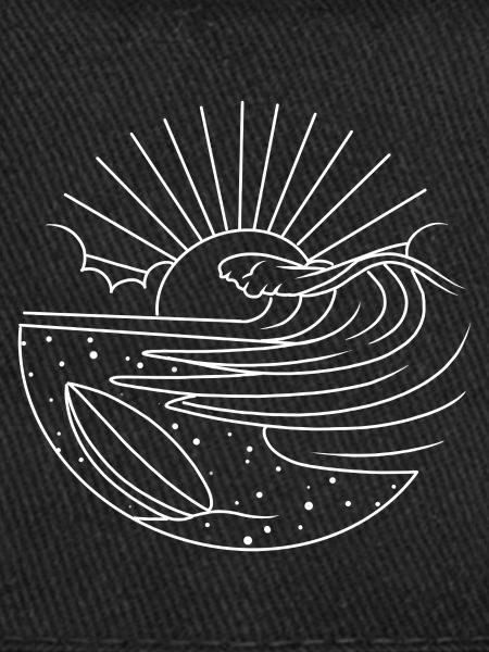 Surfboard Sun Waves