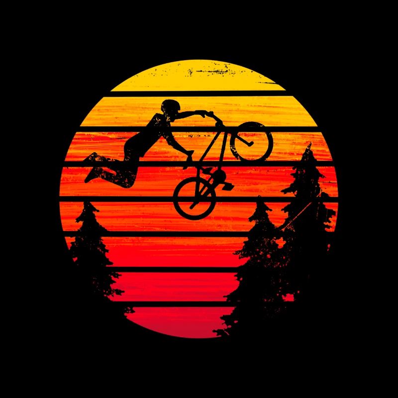 BMX couché de soleil