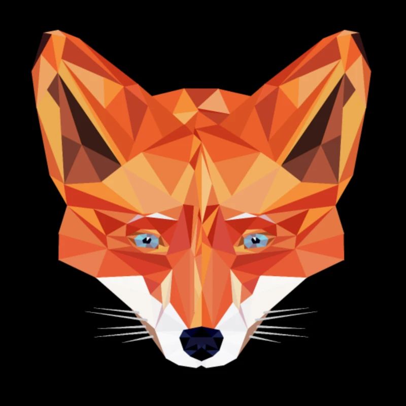 Renard animal Abstrait