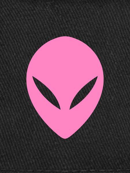 Ufo Alien Kopf Rosa