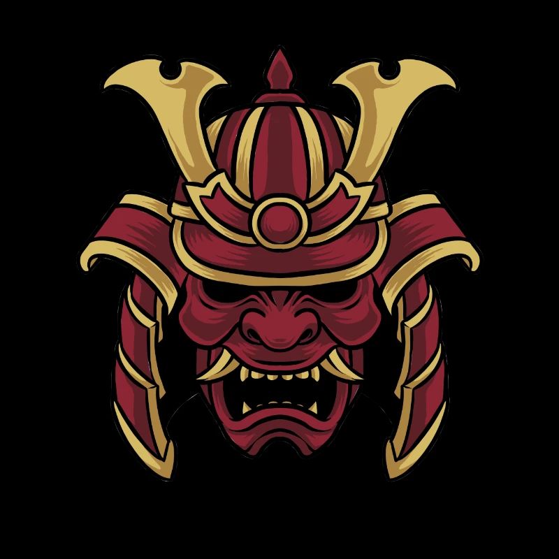 Samurai Warrior Maske