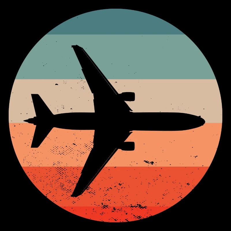 Avion pilote rétro rétro