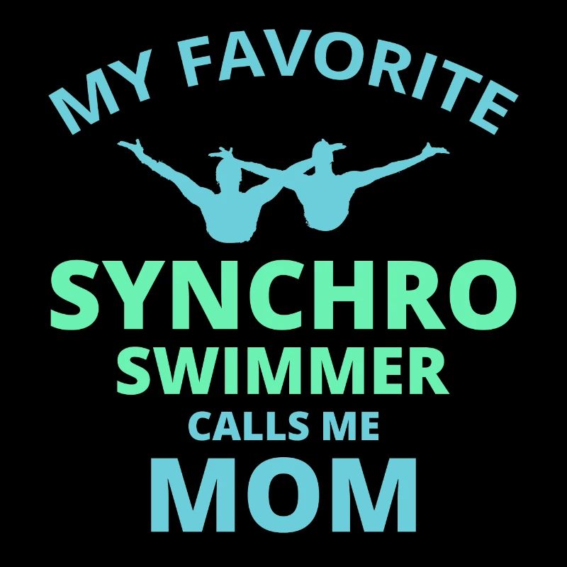Nageur synchro Nageur Natation synchronisée Maman