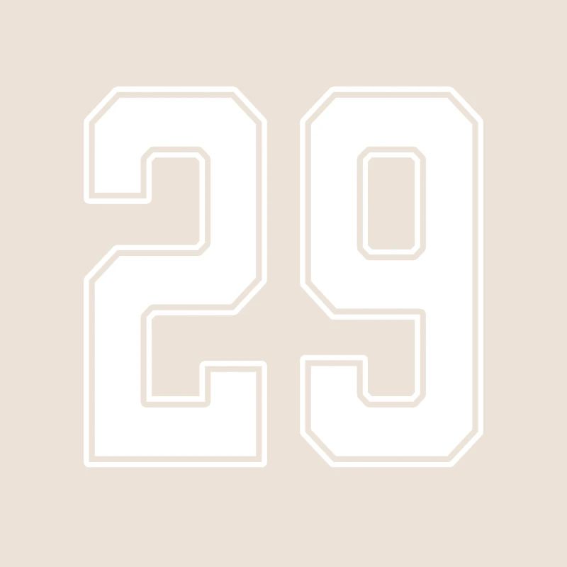 29 years jersey number 29