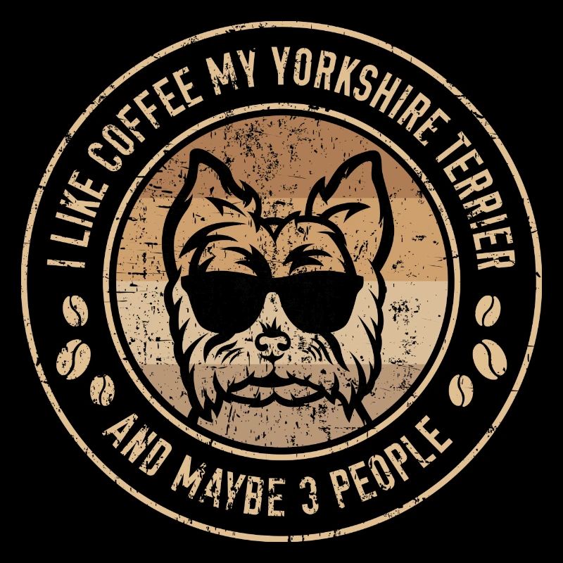 YORKSHIRE TERRIER et café