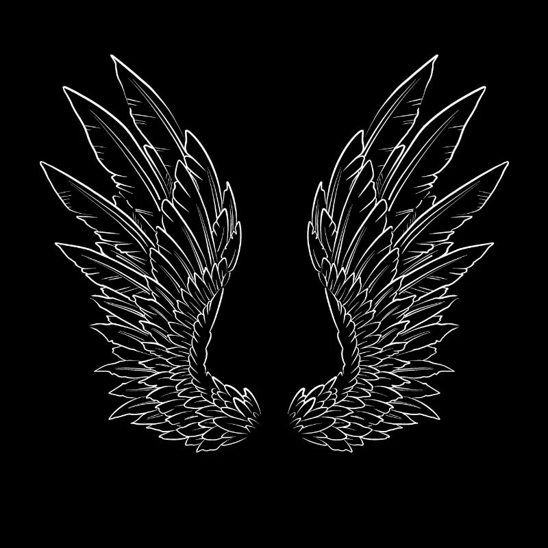 Ailes d'ange lineart