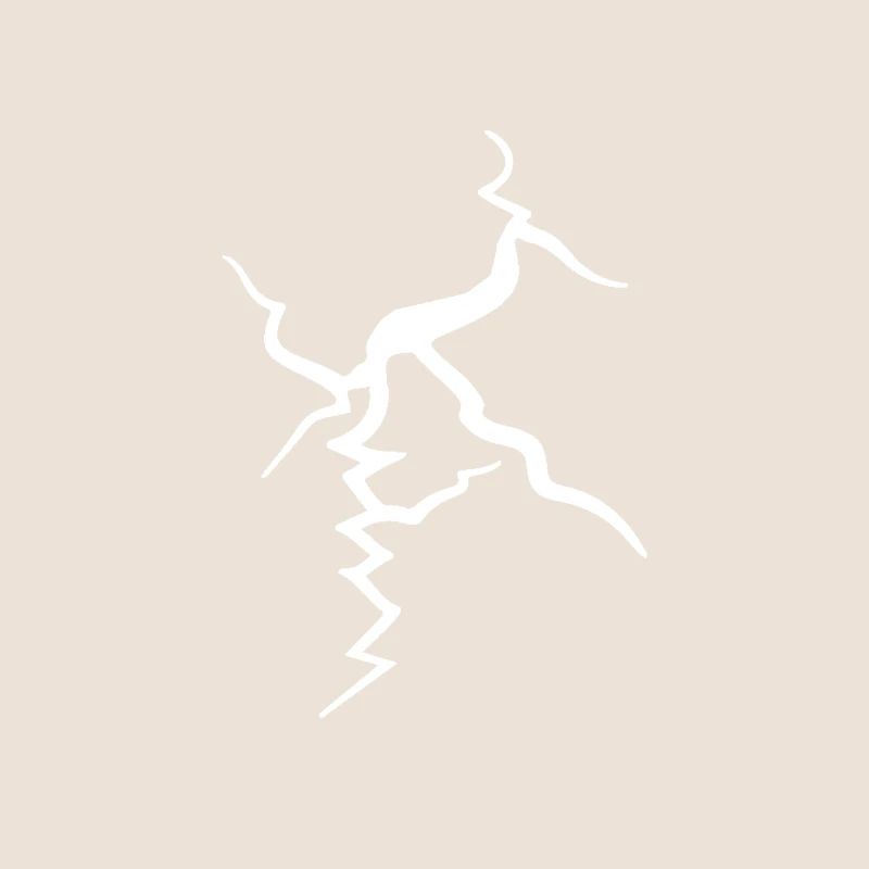 Décoration d’éclair White Crack Split