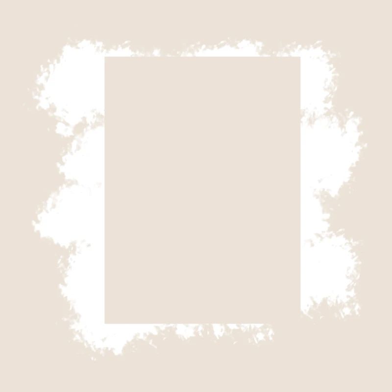 White Background Rectangular Shape Decoration