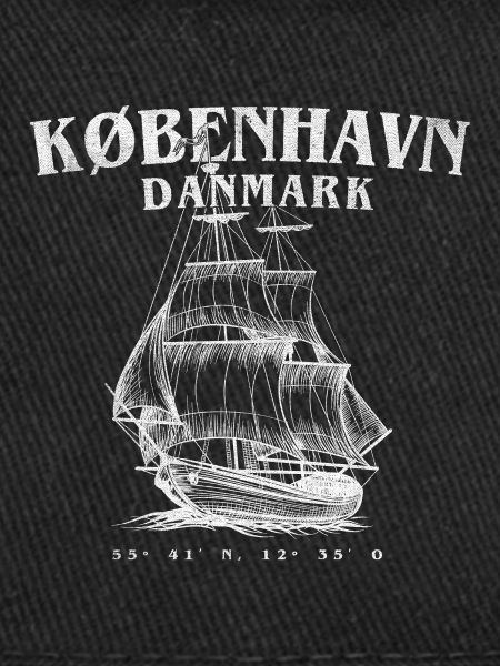 København Sailing Ship Silhouette