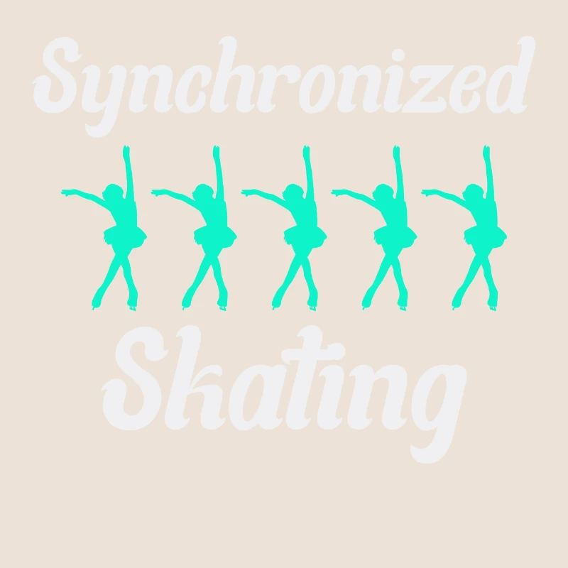 Synchro Synchronized Figure Skating Ice Skater