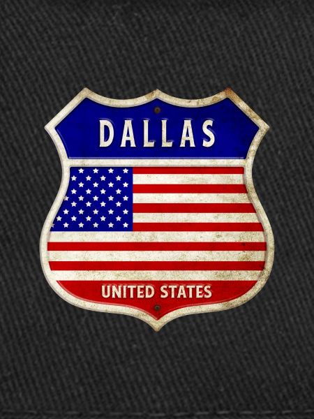Dallas ÉTATS-UNIS Armoiries Drapeaux