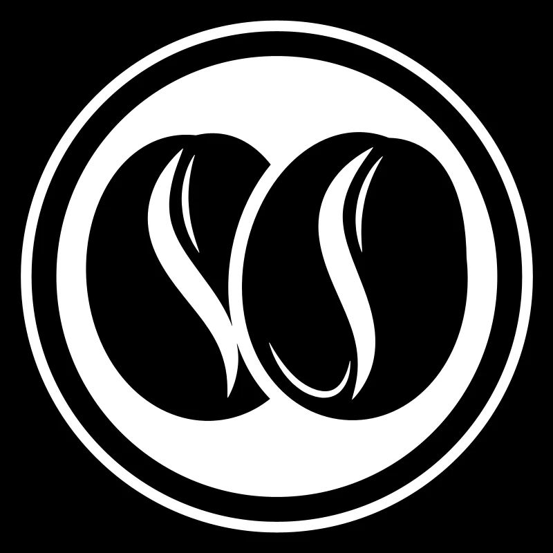 Coffee bean symbol