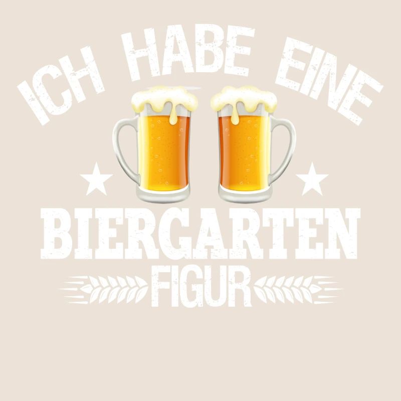 Ich habe eine Biergarten Figur