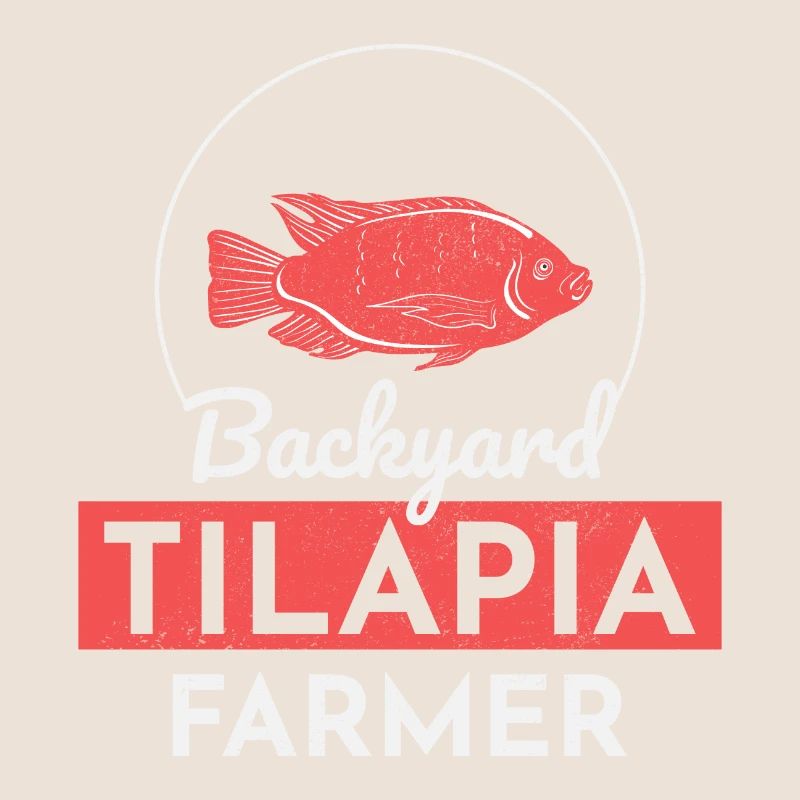 Backyard Tilapia Farmer Fish Farming Farm Funny