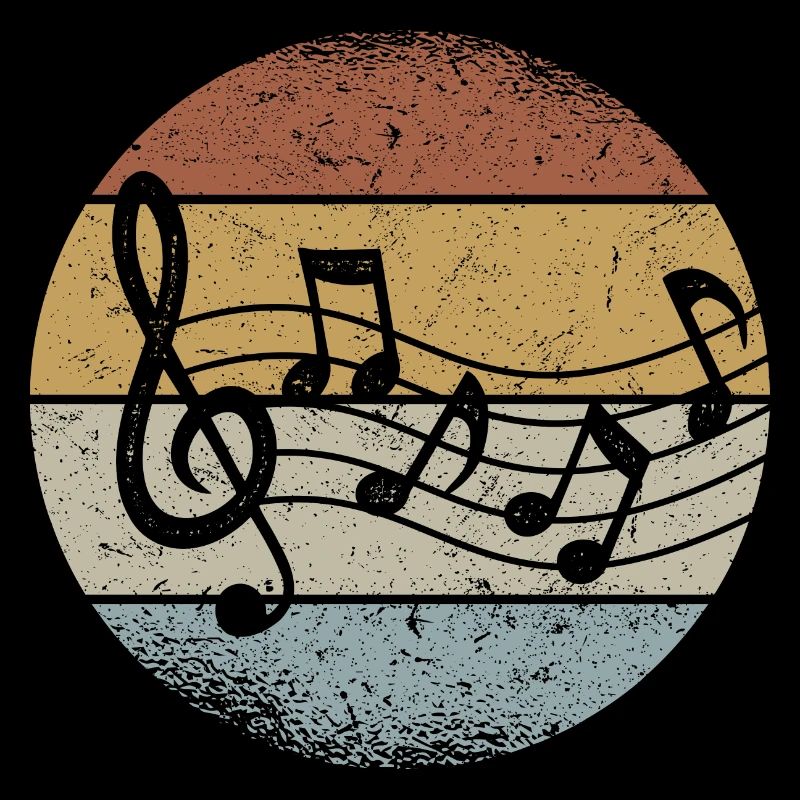 Musique Violon Clef Retro Clef