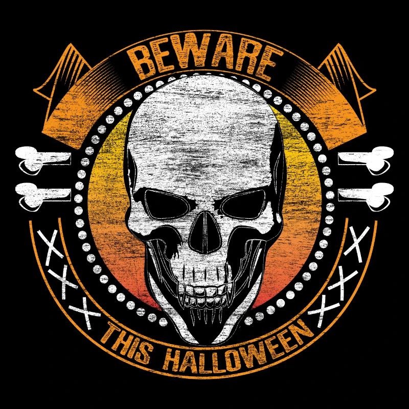 Halloween Skull Creepy Gift