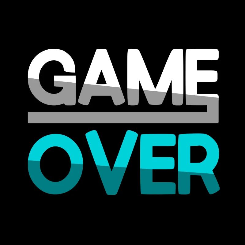 GAME OVER (Turquoise) - Gaming