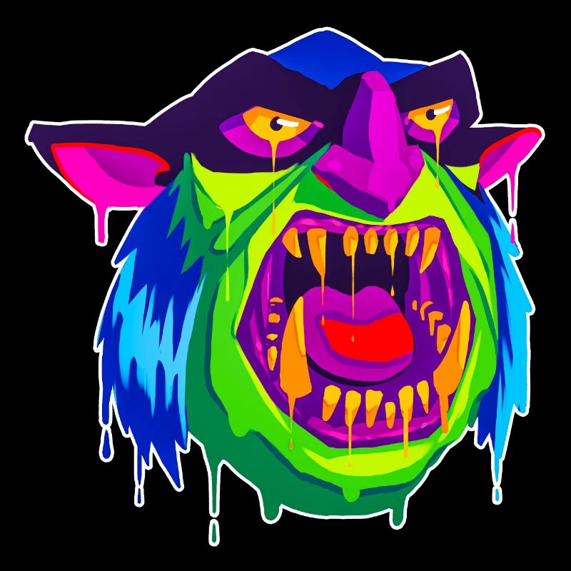 A Beautiful and Funny Ogre Monster Design