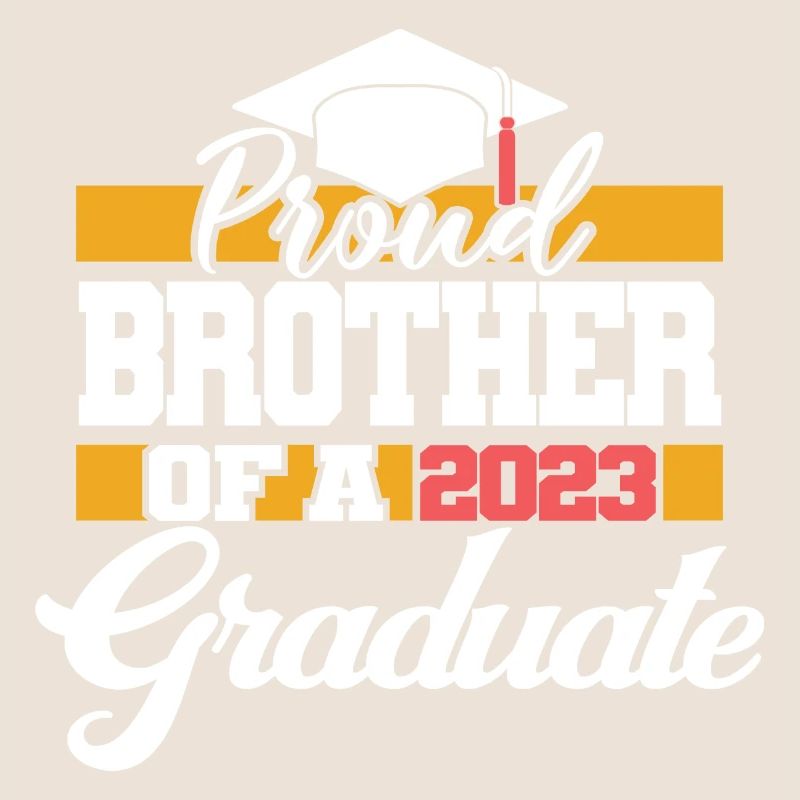 Stolzer Bruder eines Abschlussgeschenks 2023