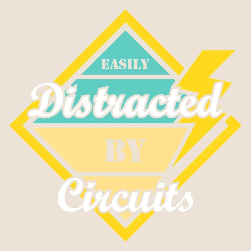 Distracted by Circuits Electro Worker Engineer