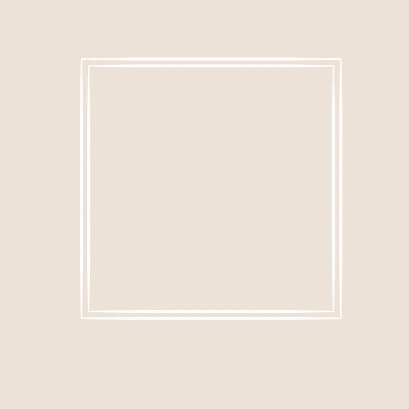 Frame Thin Line Strokes White