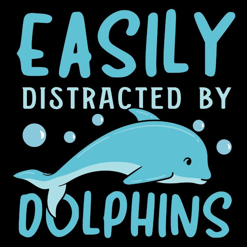 Distrait par les dauphins Animaux marins