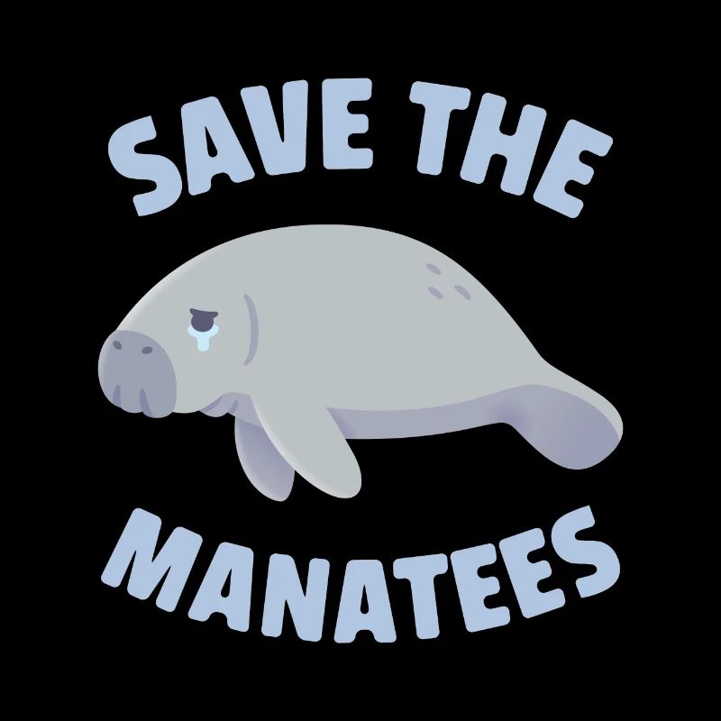 Crying Manatee Save The Manatees