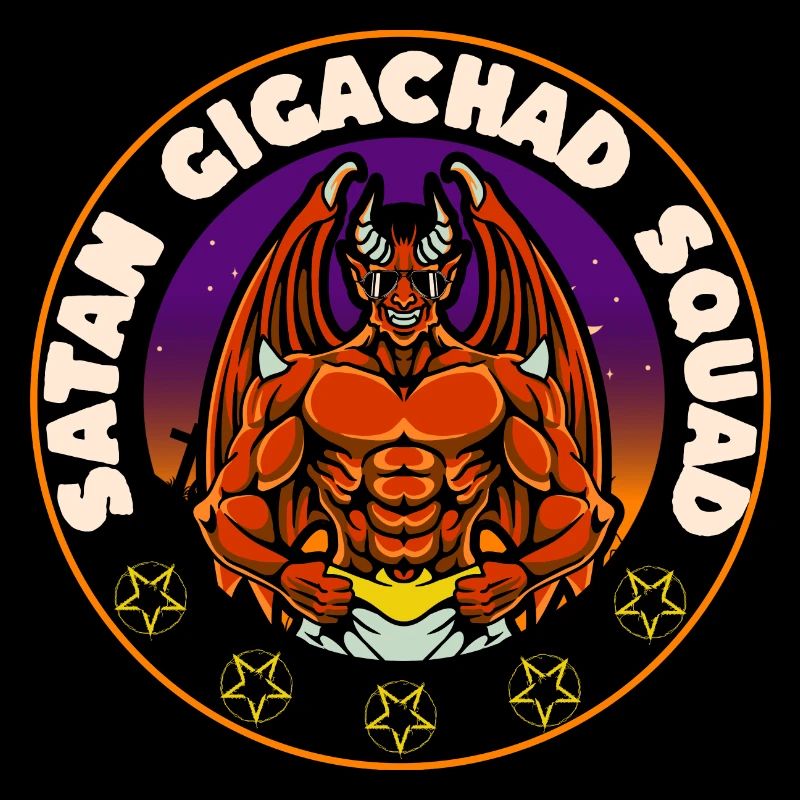 Équipe De Satans Gigachads Costume Halloween Satan