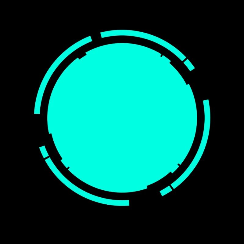 Round background Circular bar