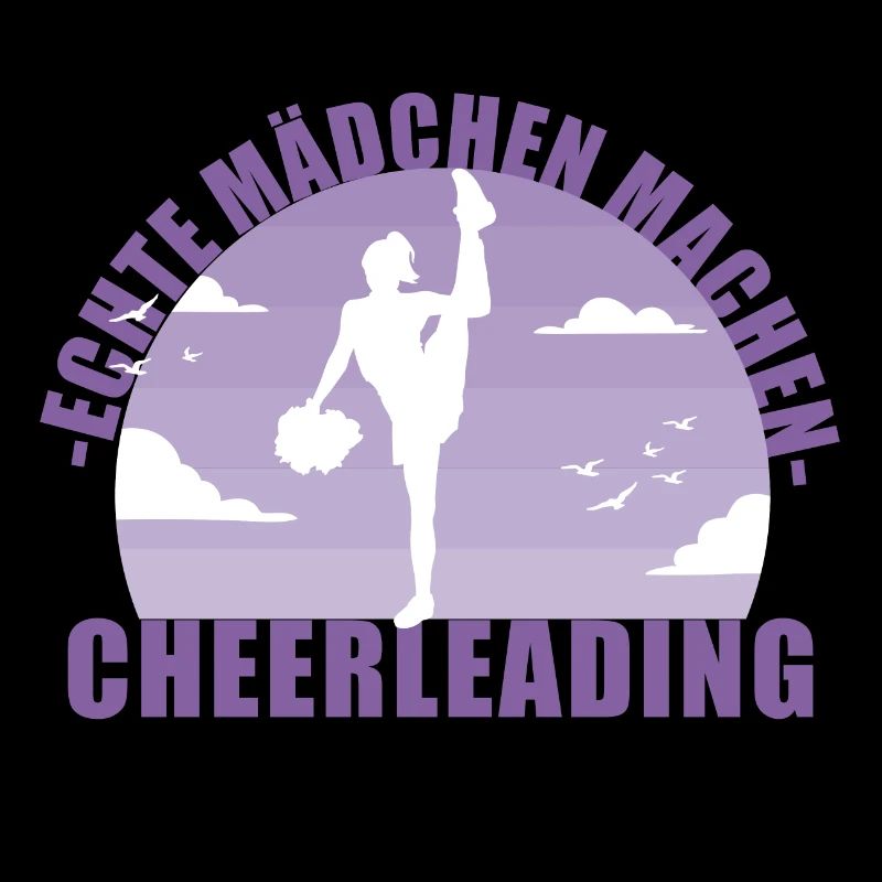Cheerleading Cheerleader Pompons Mädchen Geschenk