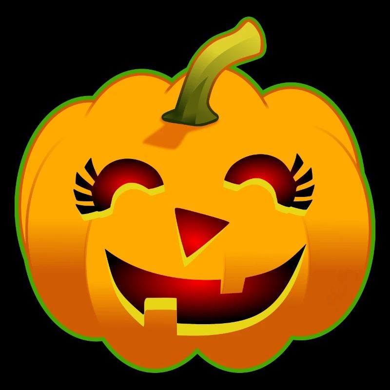 Halloween-Kürbis – Lächelnd
