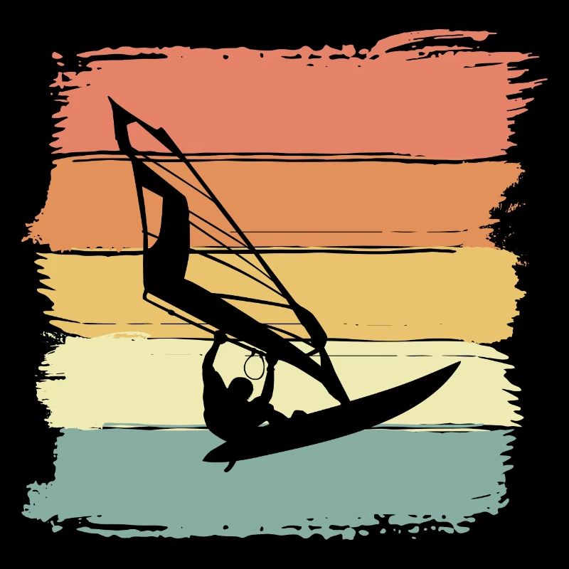 Planche à voile vintage rétro windsurfing legend