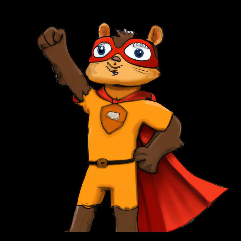 Squirrel super hero