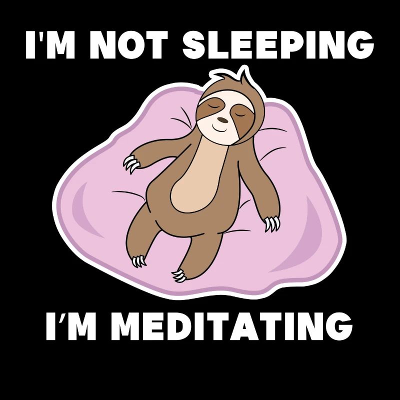 Jungle Sleeping Sloth Déclaration Chilling Animal