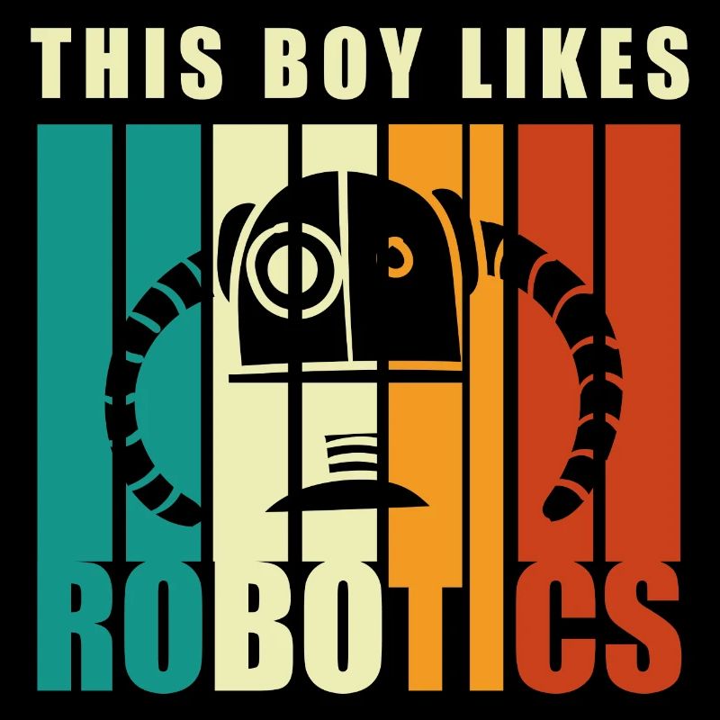 Junge mag Robotik Mechaniker Ingenieur Student