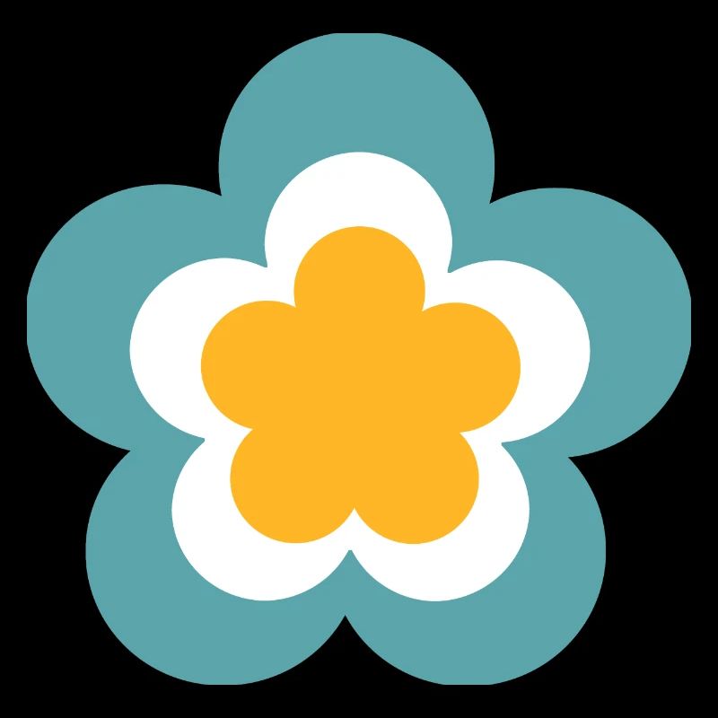 Années 70 Fleur Motif Rétro Hippie Fleurs Puissance