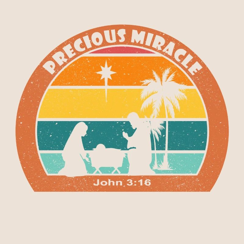 Christmas Nativity with Jesus - Precious Miracle