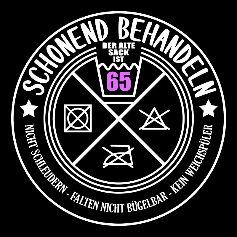 Schonend behandeln Sack 65 | Farben änderbar