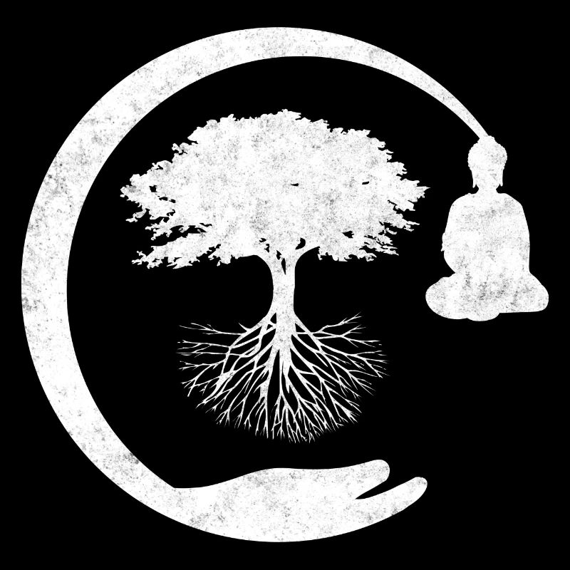 Buddha Mönch Namaste Buddhismus I Geschenk
