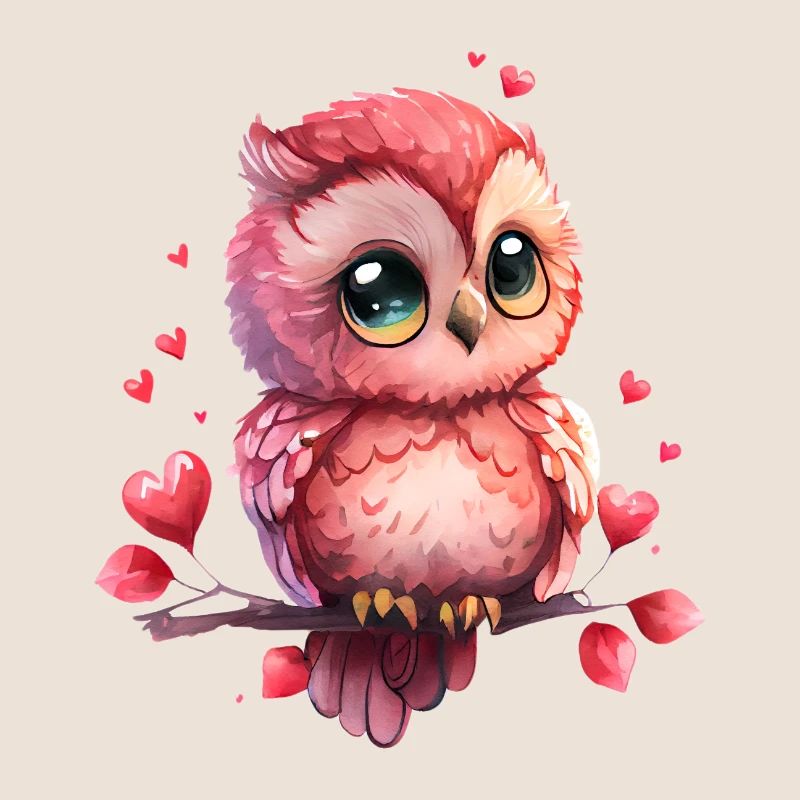 Eule Valentinstag Geschenk
