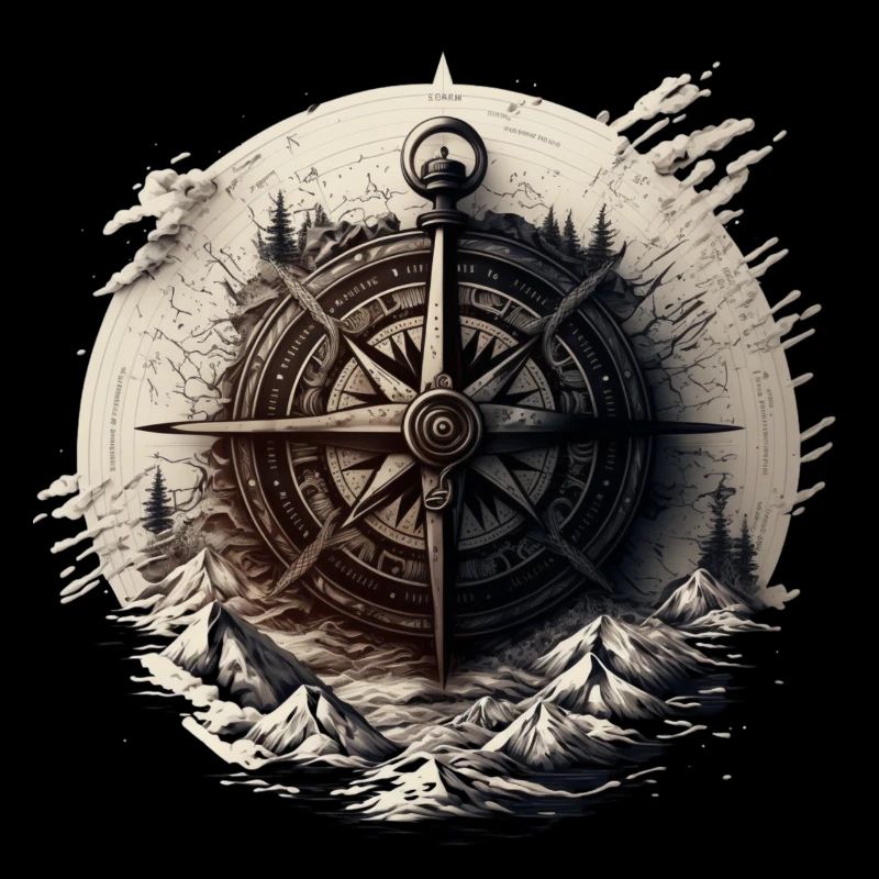 Stay on course: nautical compass for seafaring