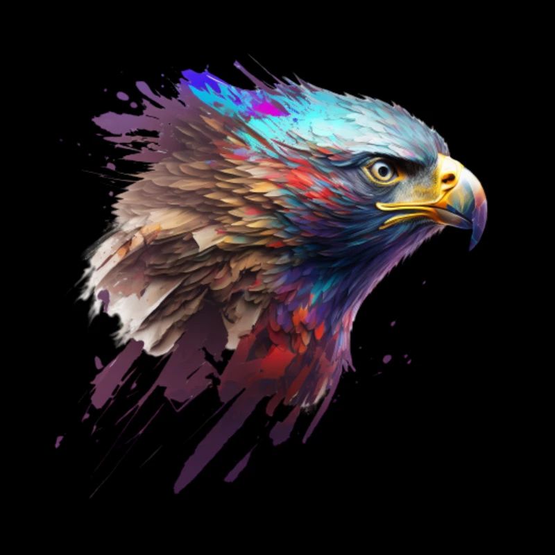 Mächtiger Adler: Ein modernes Ölbild