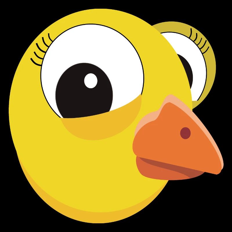 Cute Chick Head Easter Easter Carnival Funny