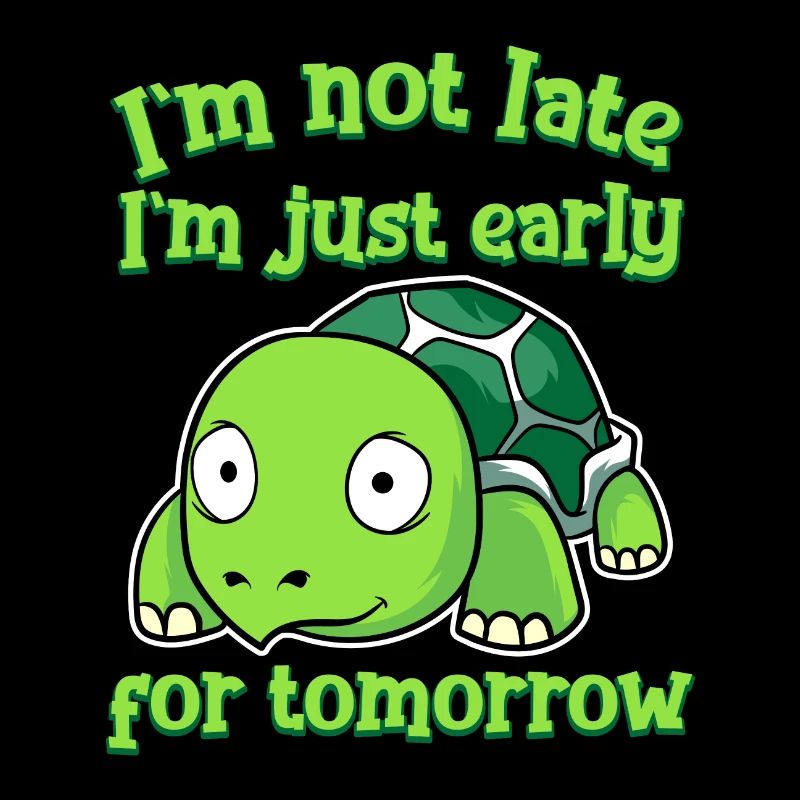 Slow Not On Time Reptile Shell Turtle T-shirt