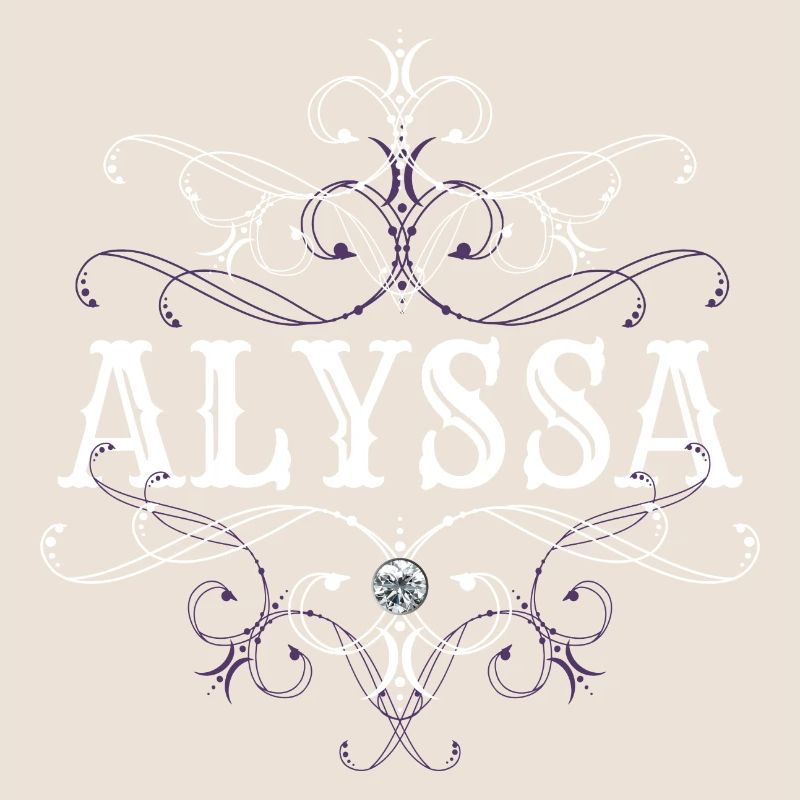 Alyssa Surname First Name Personalized