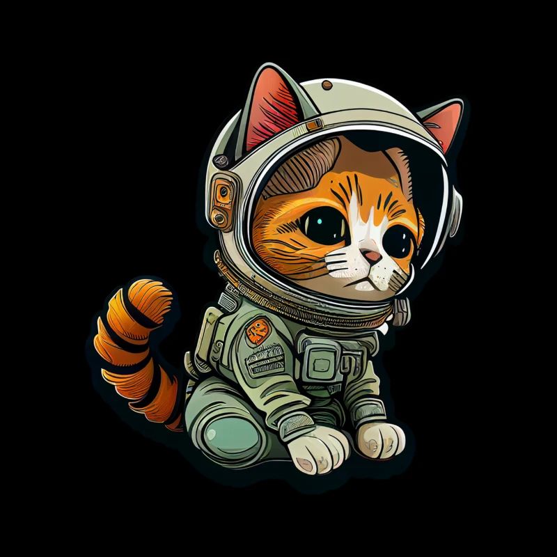 Meownaut astronaut cat for cat daddy