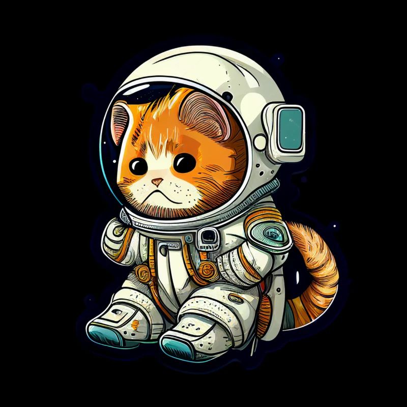 Meownaut astronaut cat for cat daddy