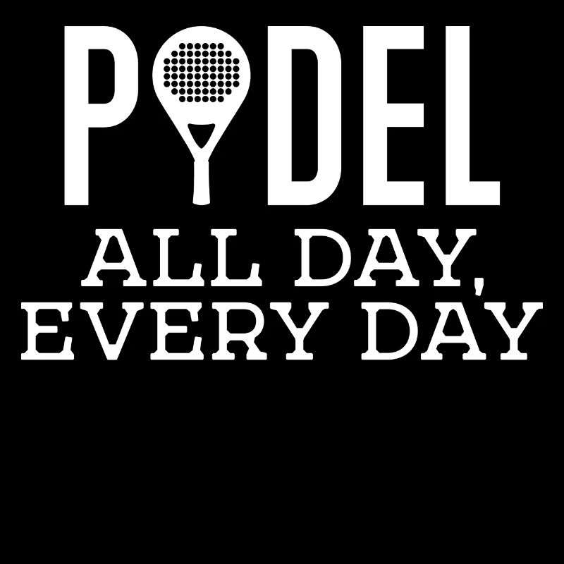 Padel Player Statement Racket Sport Tournament