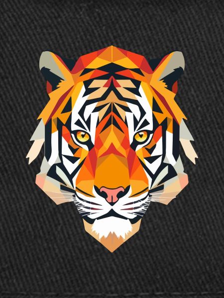 Stylized Tiger, Geometric